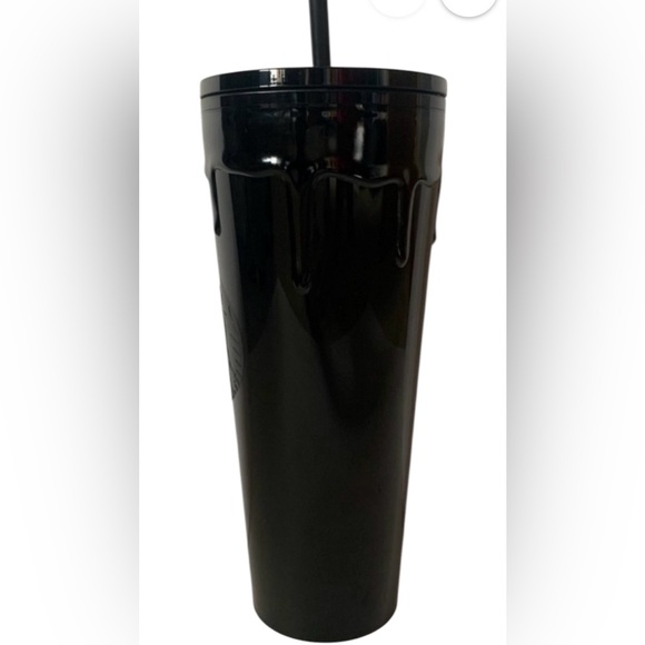 Starbucks Black Slime Cup New 2024 Halloween OOZE High Gloss Tumbler Venti 24oz - Picture 8 of 9